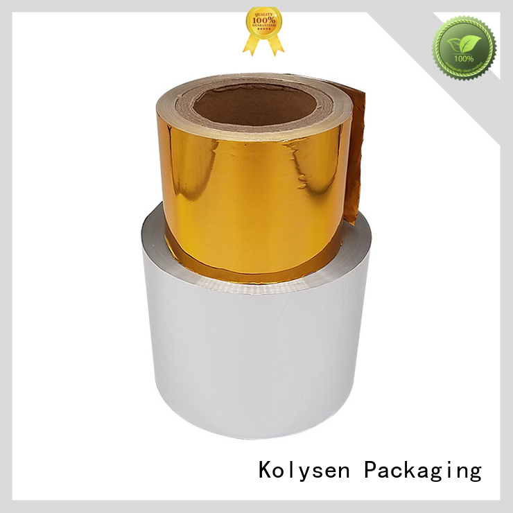 Kolysen environmental chocolate foil wrap manufacturer for wrapping chocolate