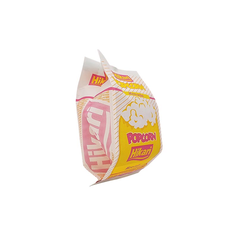 Greaseproof Microwave Popcorn Bag with Side Gusset