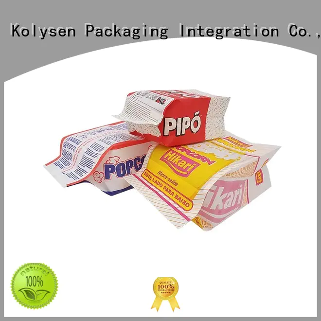 Kolysen sealed food packaging directly price for wrapping sauce