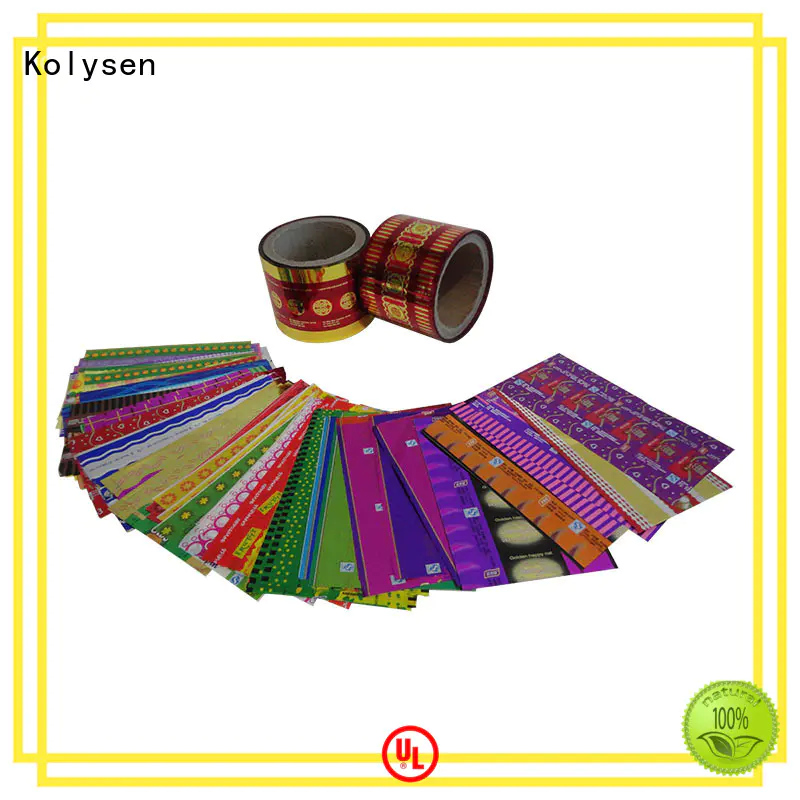 Kolysen eye-catching pvc shrink film from China for Pre-forms and full body sleeve labels