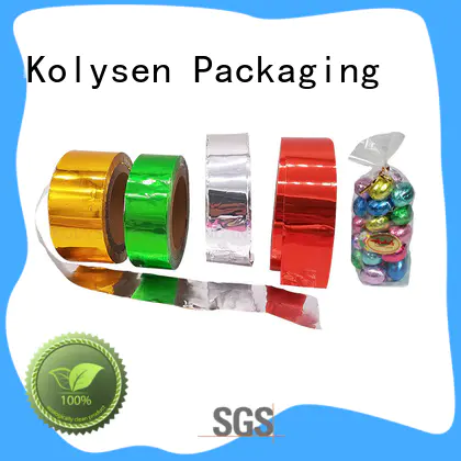 Kolysen gold aluminum foil wholesale products for sale for wrapping chocolate