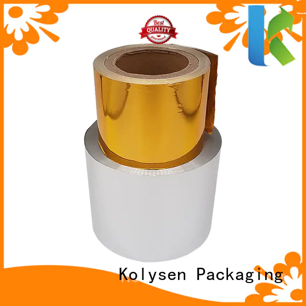 Kolysen bulk lidding foil manufacturer for wrapping ice cream