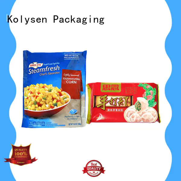 Kolysen food grade sealed food packaging directly price used in electronics market