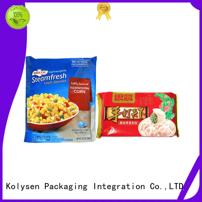 Kolysen flexible packaging directly price for wrapping sauce