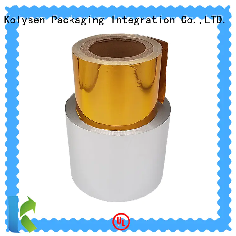 Kolysen environmental aluminum foil packaging china products online for wrapping confectionery