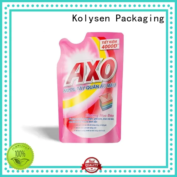 Kolysen food grade stand up pouches for food packaging directly price for wrapping yoghurt