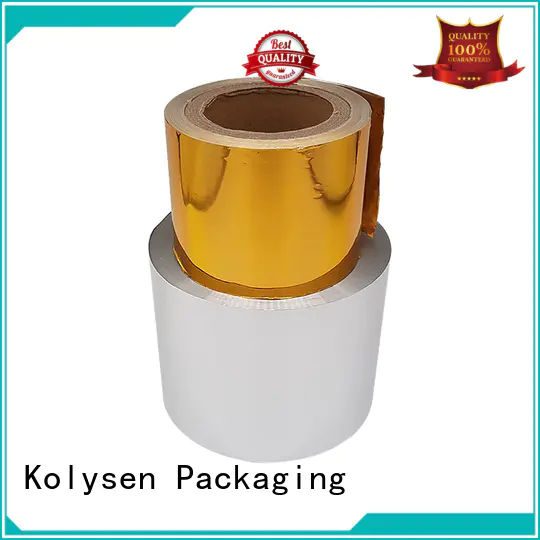 Kolysen Latest aluminium foil for food packaging Suppliers for wrapping ice cream