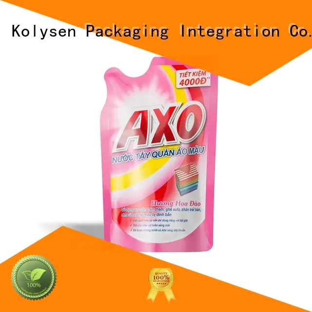 Kolysen stand up pouch directly price for wrapping yoghurt