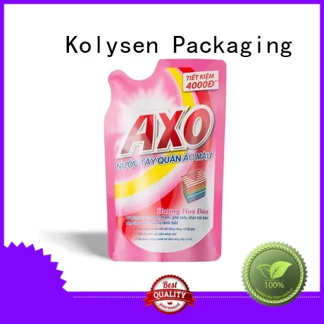 Kolysen shaped pouch company for wrapping milk