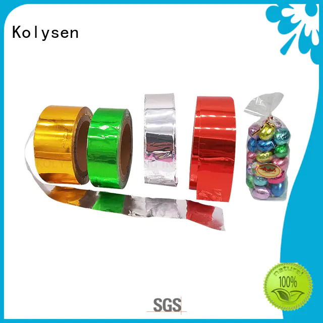 Kolysen chocolate foil china products online for wrapping cheese