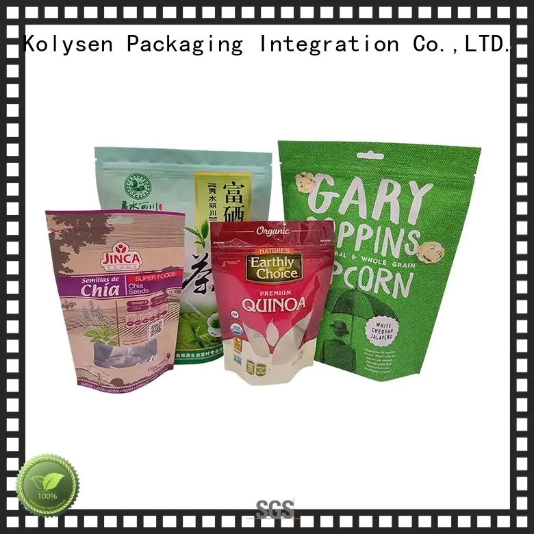 Kolysen standup snack bags directly price used in food and beverage