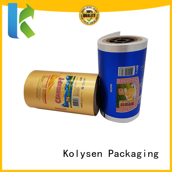 Kolysen colorful aluminium foil paper company for wrapping ice cream