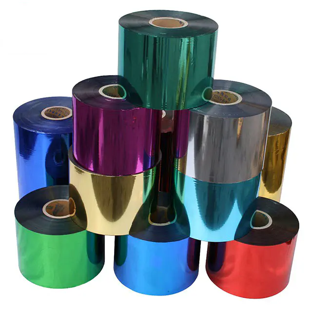 Colorful Aluminum PET Twist Film for Hard Toffee Candy Packaging