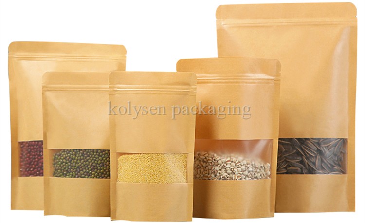 High-quality clear stand up pouches wholesale for business for food packaging-1
