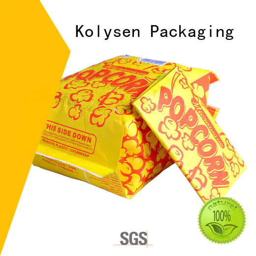 Kolysen pop popcorn without oil factory for food packaging