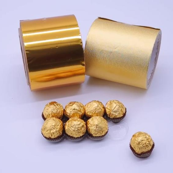 Gold Foil wrapping Paper for Chocolate Candy