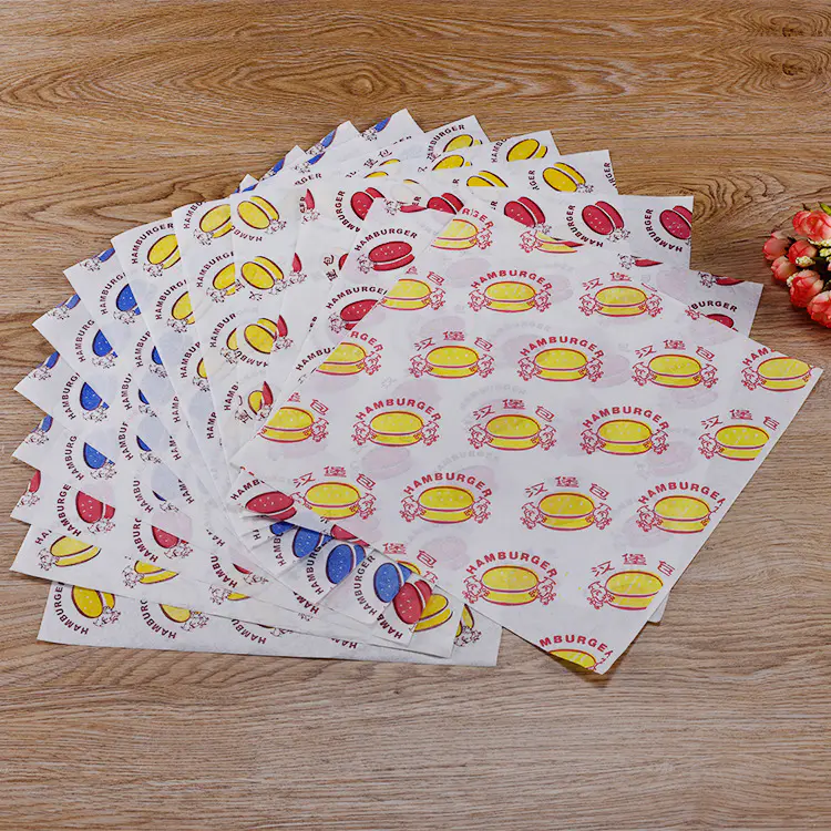 Food Grade Greaseproof Paper Packaging