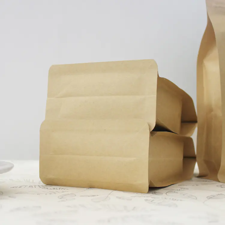 Kraft Paper Foil Lined Packaging Tea Bags