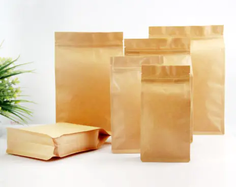 Kraft Paper Foil Lined Packaging Tea Bags