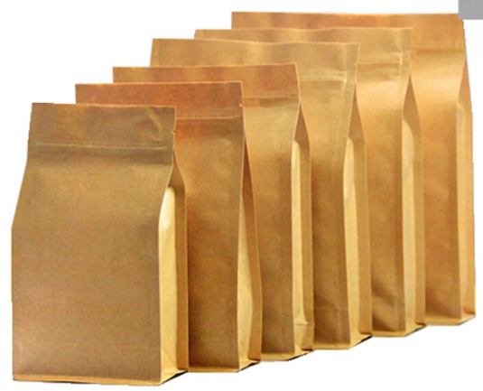 Kraft Paper Foil Lined Packaging Tea Bags