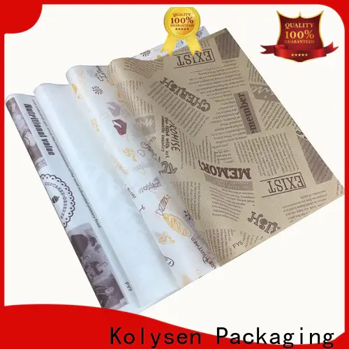 Kolysen Top food safe wax paper Suppliers for tea packaging