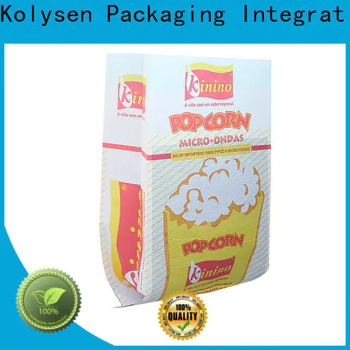 Kolysen Custom microwave safe paper bags company for popcorn packaging