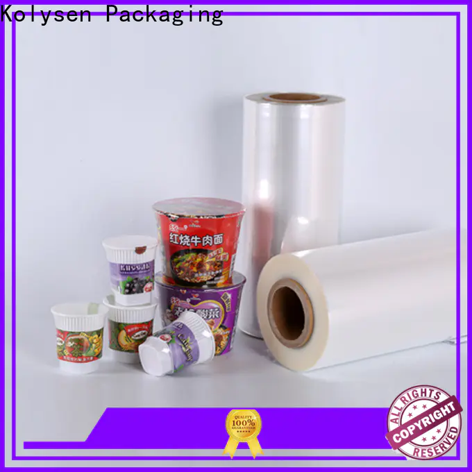 Kolysen liquid shrink wrap factory for food packaging