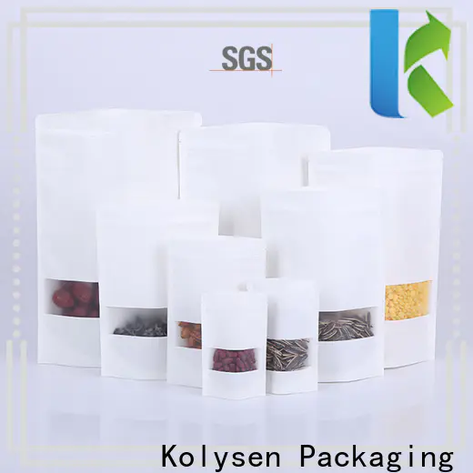 Kolysen Custom plain pouch bag factory for food packaging