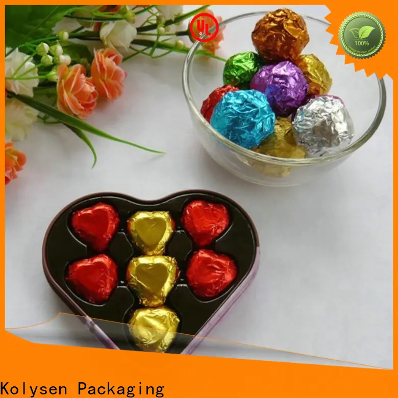 Kolysen High-quality chocolate wrapping foil cheap wholesale for wrapping chocolate