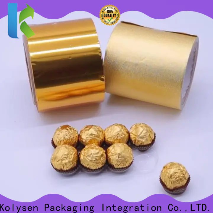 Custom gold foil wrapper company for wrapping cheese