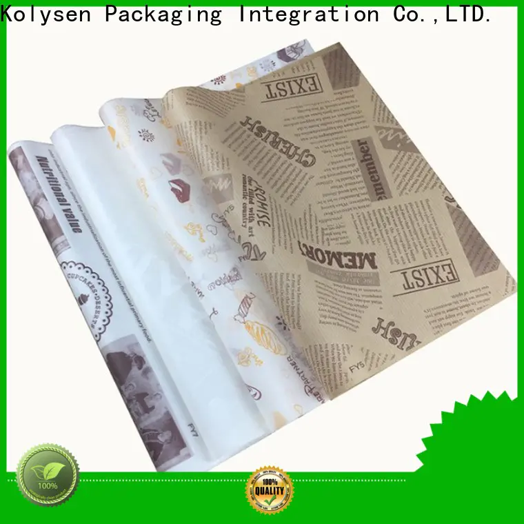 Kolysen kraft paper bags with window manufacturers for tea packaging