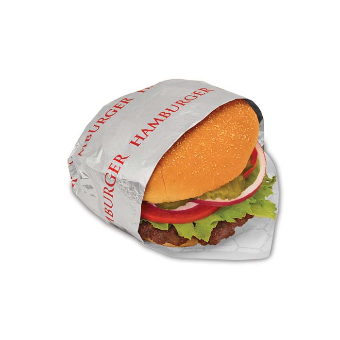 Insulated Foil Sandwich Burger Wrap Sheets Sonic Printed 1000 Case pre-cut  12x15