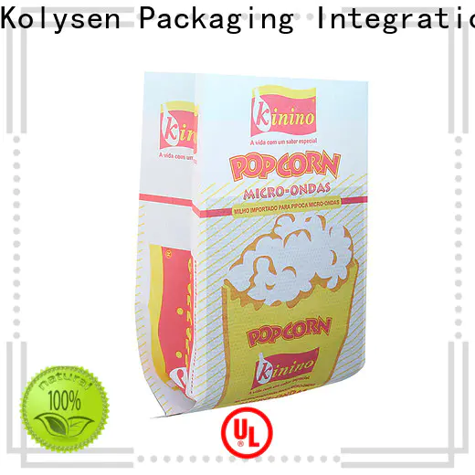 Kolysen Custom poppin lunch bag Supply for microwaving popcorn