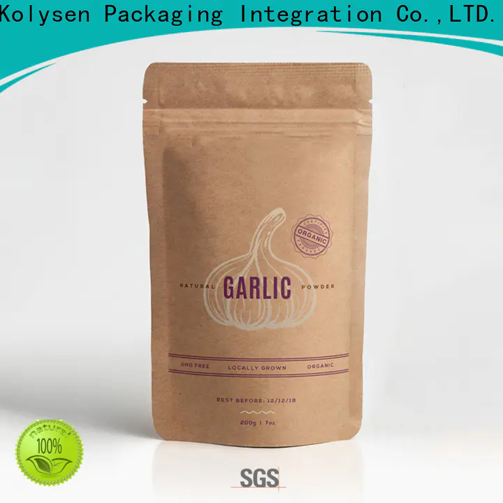 Kolysen Custom stand up pouch bags Suppliers for food packaging
