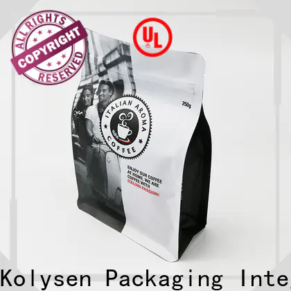 Kolysen Best block bottom coffee bags Suppliers for food packaging
