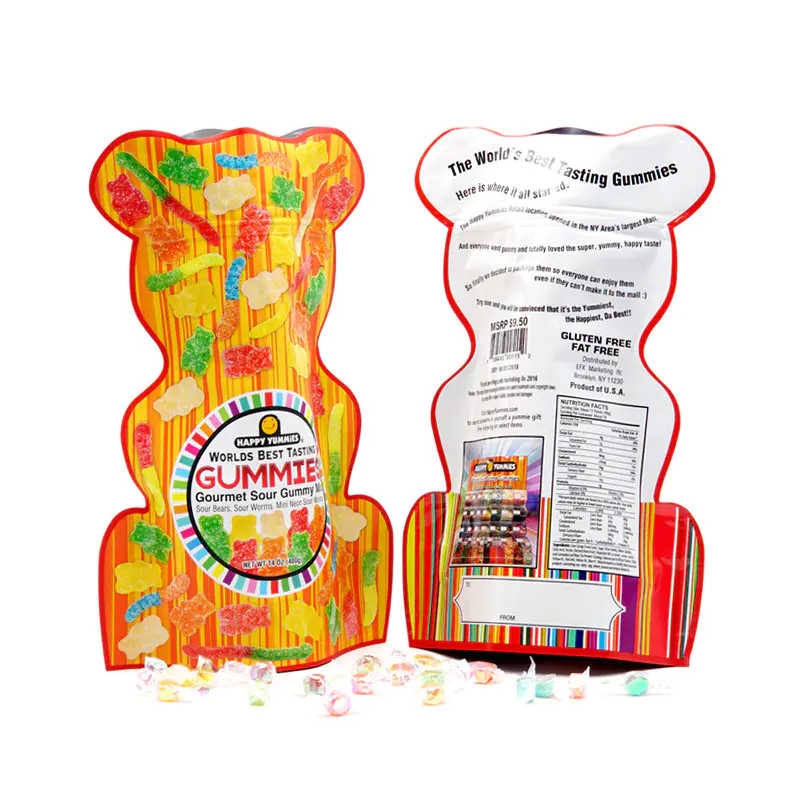 Shape Food Packaging Bags with Zipper