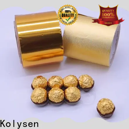 Kolysen foil lid wholesale products for sale for wrapping butter/margarine