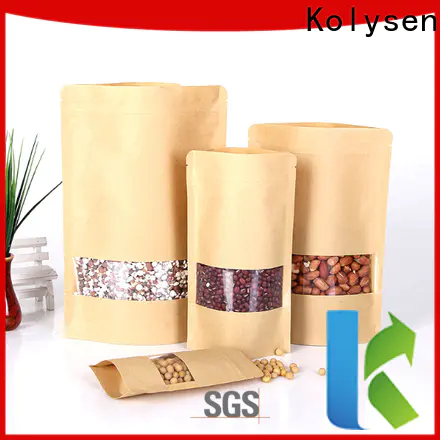 High-quality 2 oz kraft stand up pouch Supply for food packaging