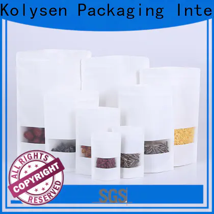 New stand up pouch template factory for food packaging