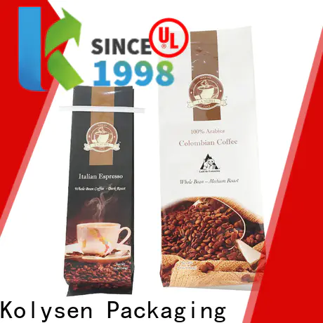 Latest coffee packaging bags suppliers factory for tea packaging