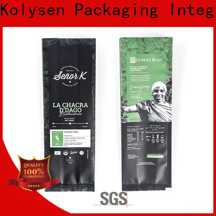 Kolysen side gusseted bags Supply for coffee packaging