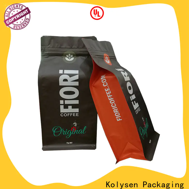 Best biodegradable coffee bags with valve factory for food packaging