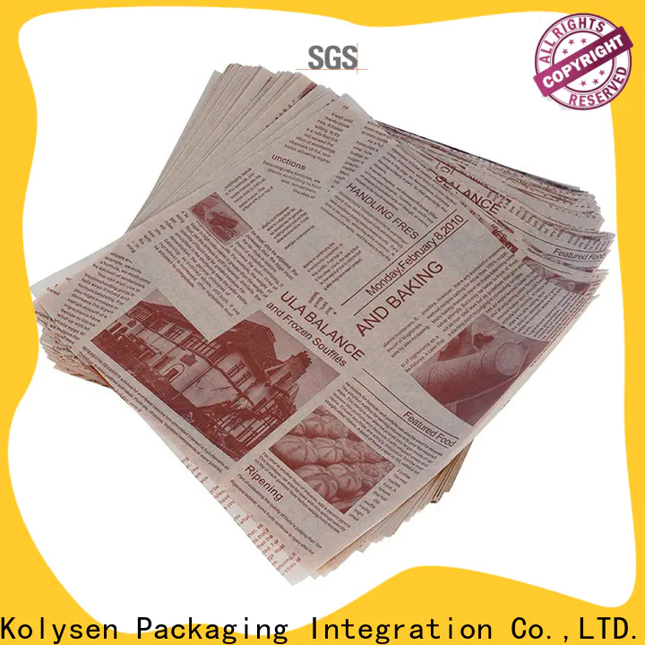 Kolysen reynolds cut rite wax sandwich bags manufacturers for tea packaging
