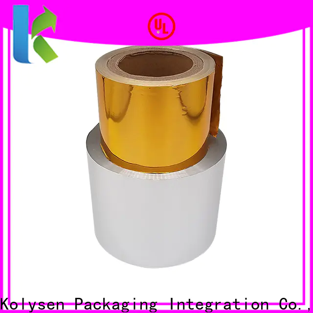 Kolysen gold foil paper Supply for wrapping butter/margarine