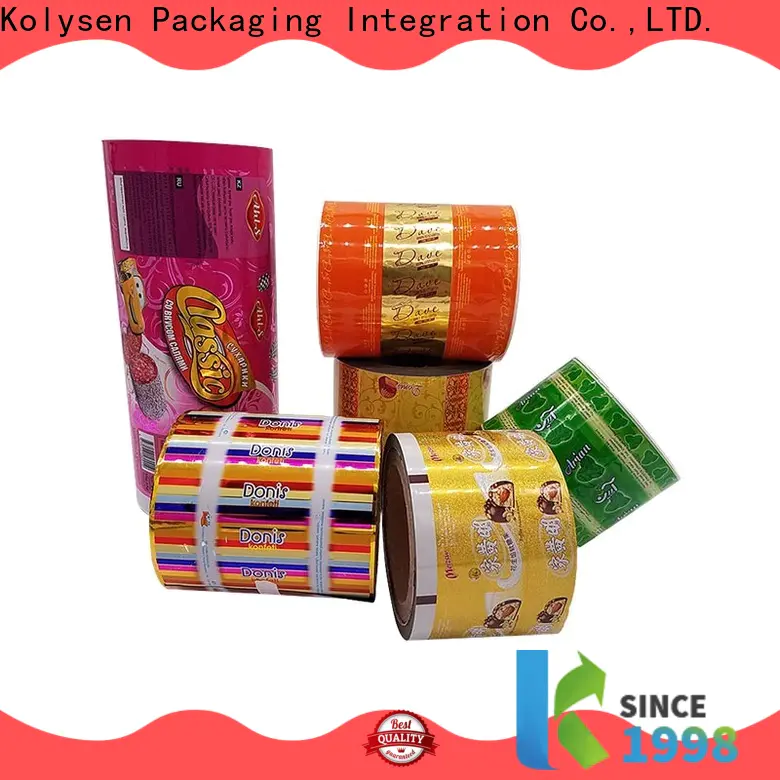 Kolysen food packaging bag manufacturers for wrapping milk