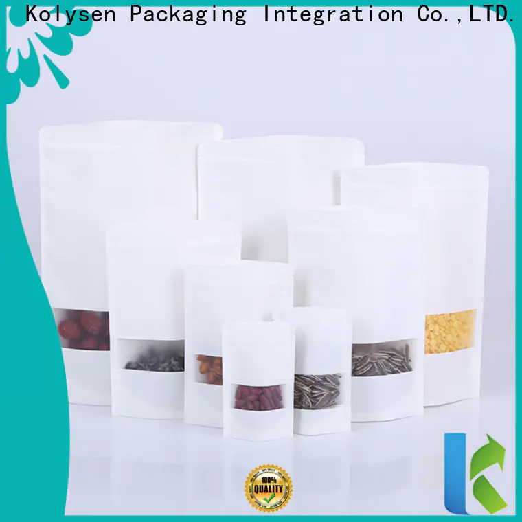 Kolysen Wholesale mylar ziplock stand up bags company for food packaging
