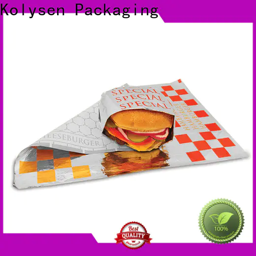 Kolysen foil paper company Supply used in food and beverage