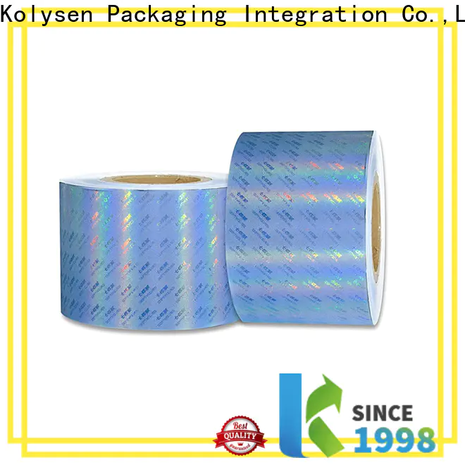 Kolysen foil lined paper manufacturers for food packaging