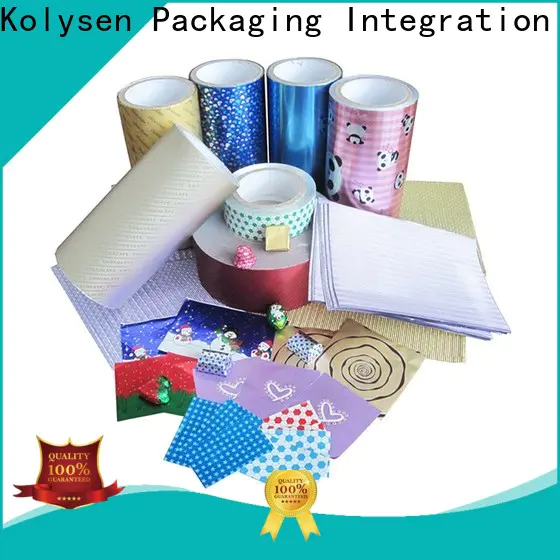 Kolysen Latest alternative to baking paper Supply used in food and beverage