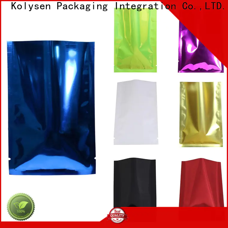 Latest 3 side seal flat pouch manufacturers for food packaging
